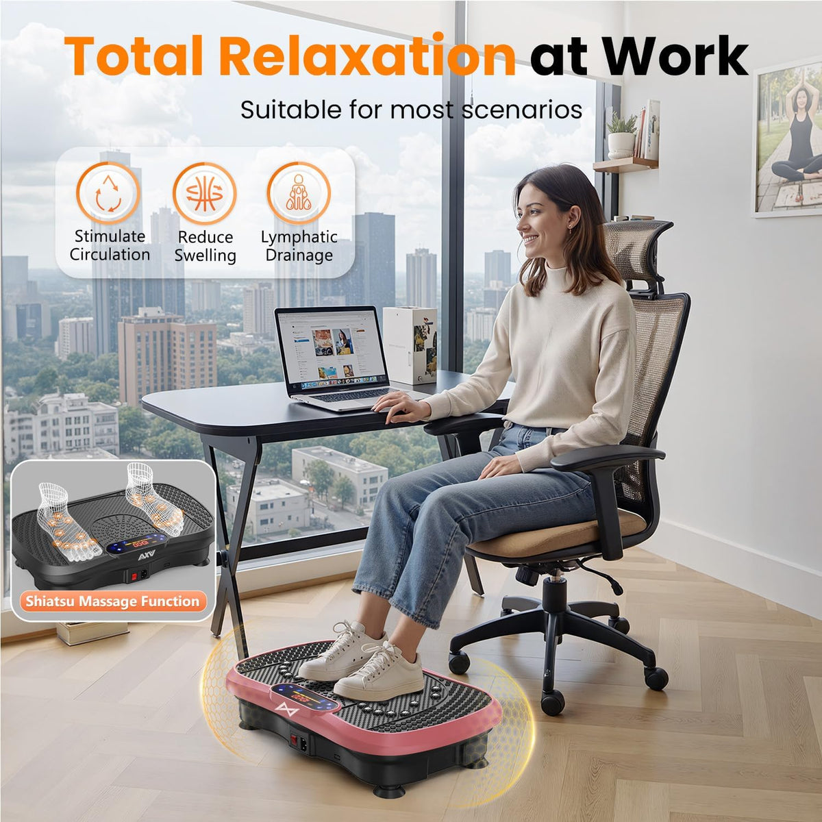 Full Body Vibration Plate for Home Fitness
