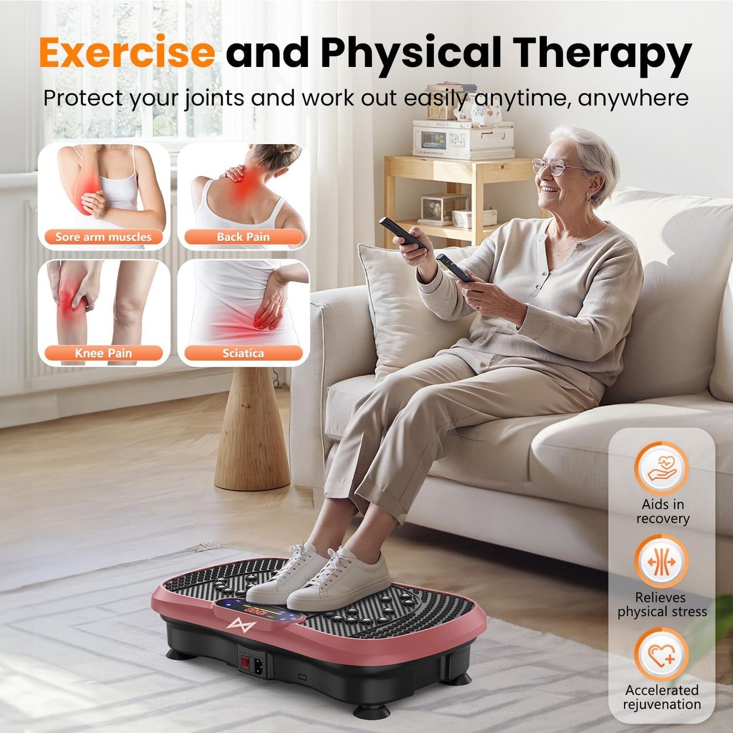 Full Body Vibration Plate for Home Fitness